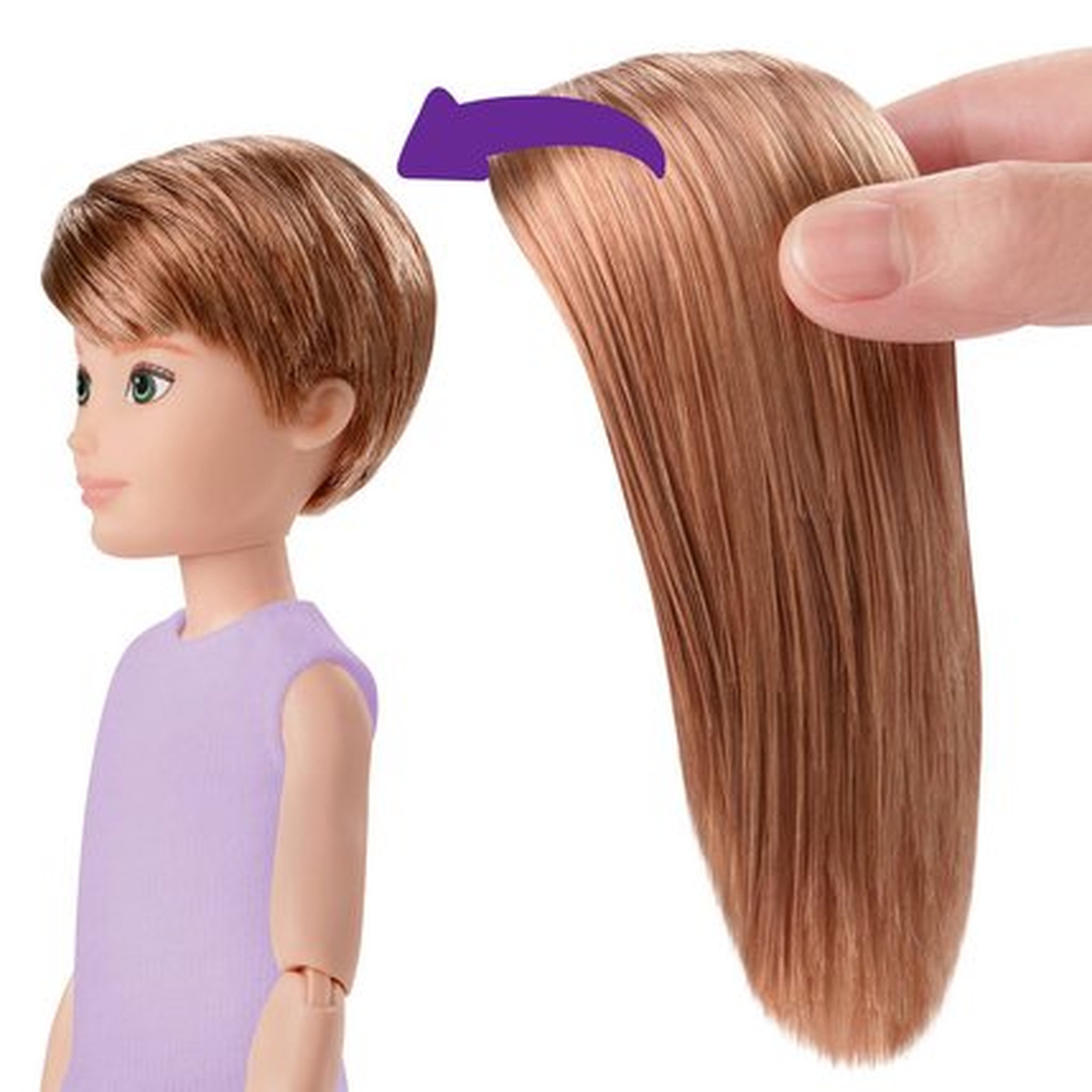 Voir la diapositive 2 : Creatable World Perruque