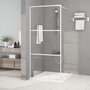 Voir la diapositive 1 : VIDAXL Paroi de douche Blanc 90x195 cm Verre ESG transparent