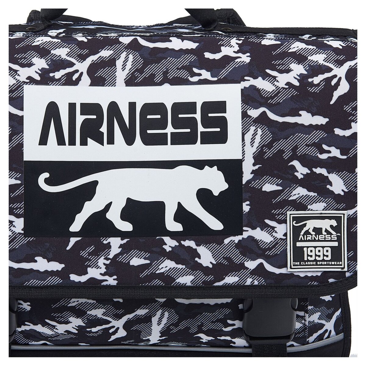 AIRNESS Cartable 41 cm noir et blanc AIRNESS LIBERTY