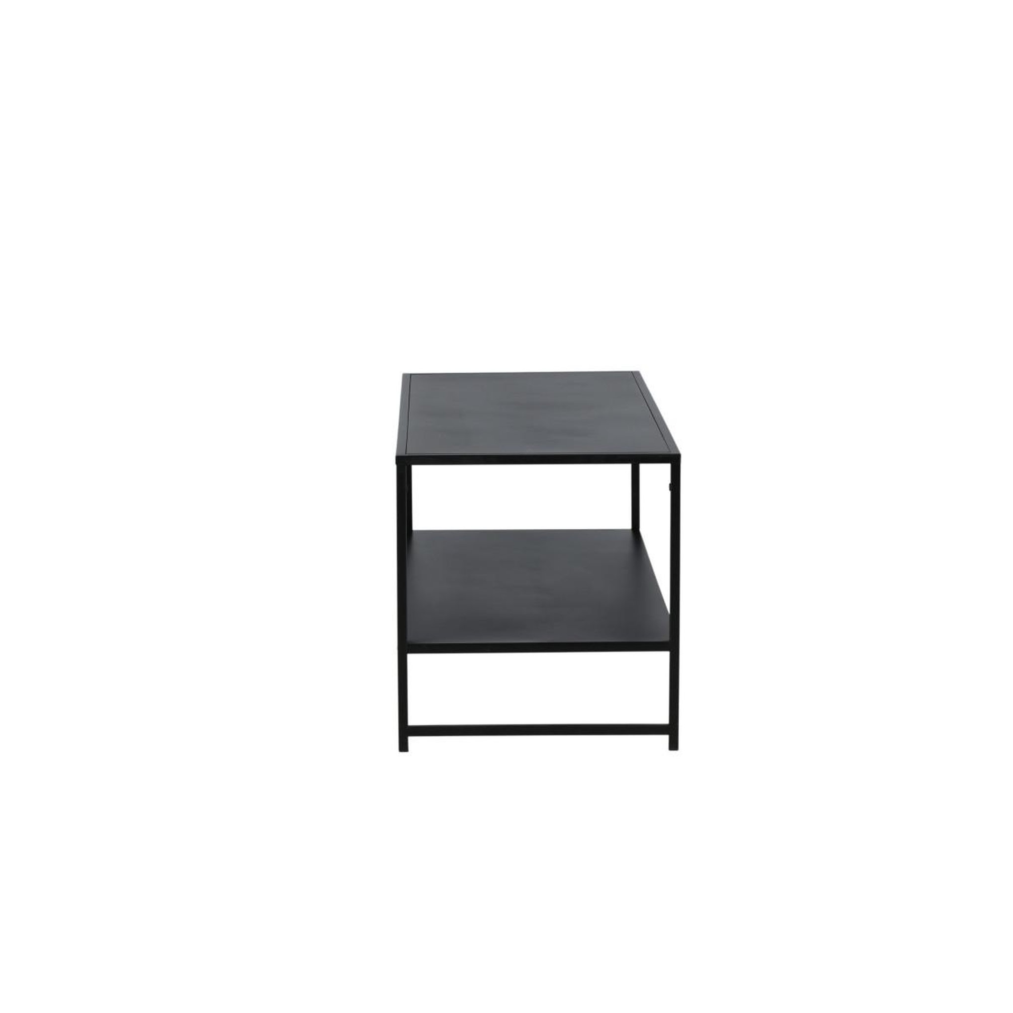 Voir la diapositive 2 : Paris Prix Table basse avec étagère  staal  102cm noir