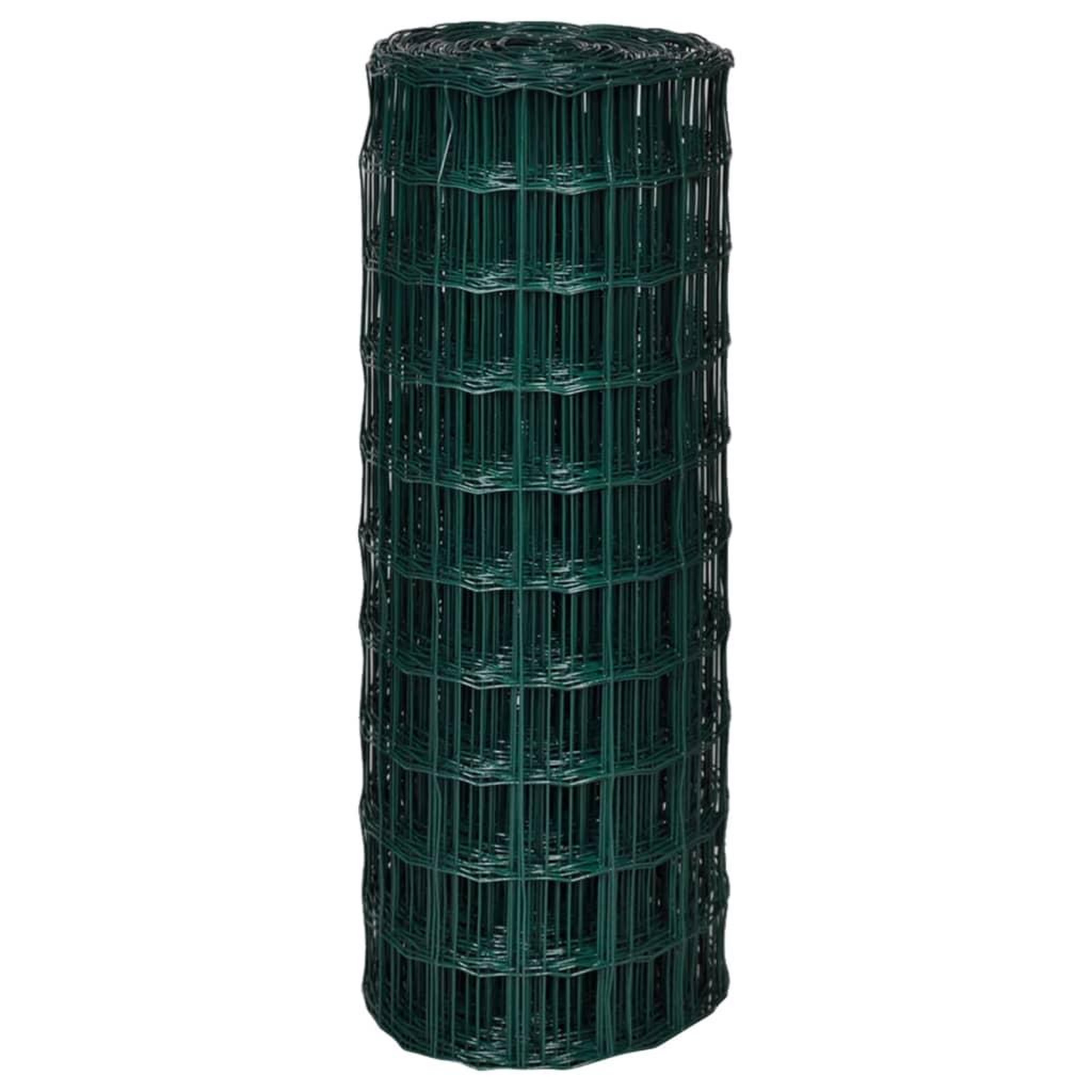 Voir la diapositive 3 : VIDAXL Cloture euro Acier 10 x 1,0 m Vert