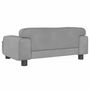 Voir la diapositive 5 : VIDAXL Canape pour enfants gris clair 70x45x30 cm velours