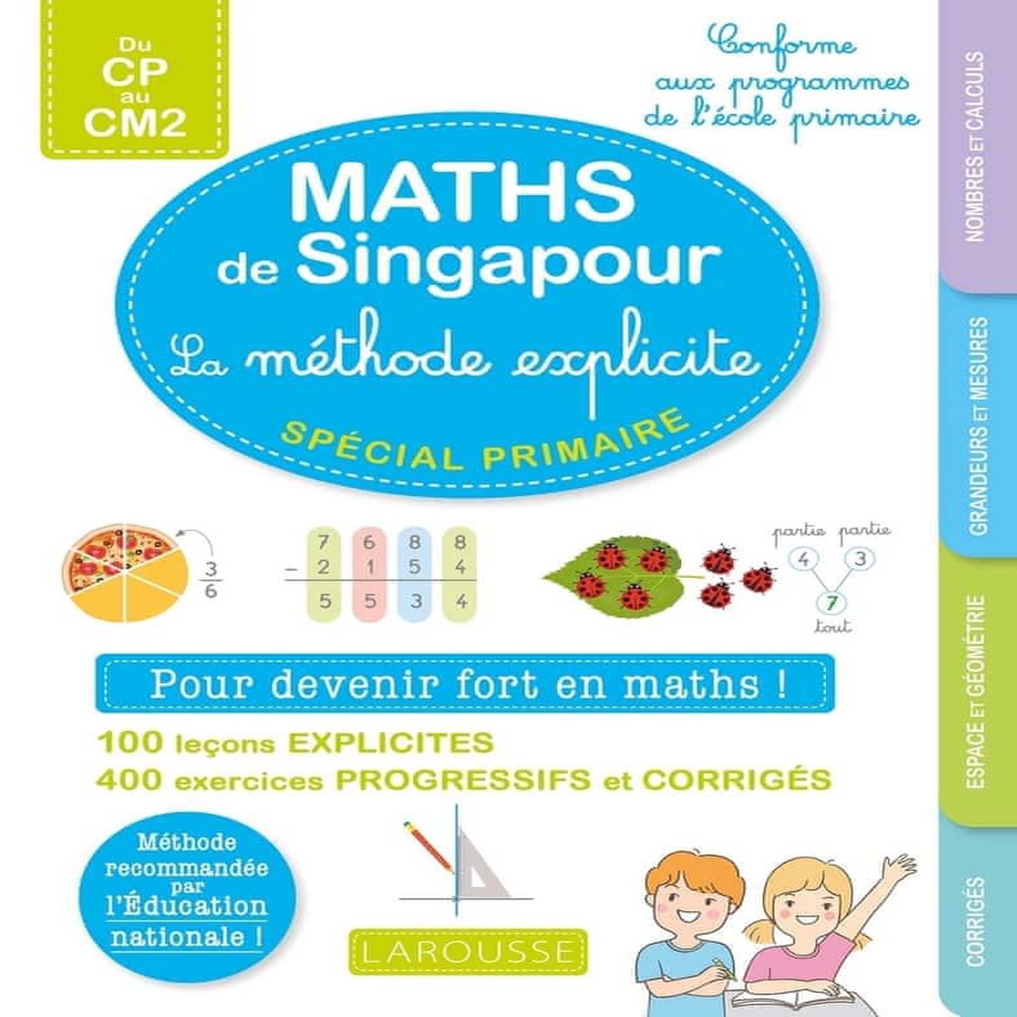 REUSSIR EN MATHS A L'ECOLE PRIMAIRE AVEC LA METHODE DE SINGAPOUR. DU CP AU CM2, Urvoy Delphine
