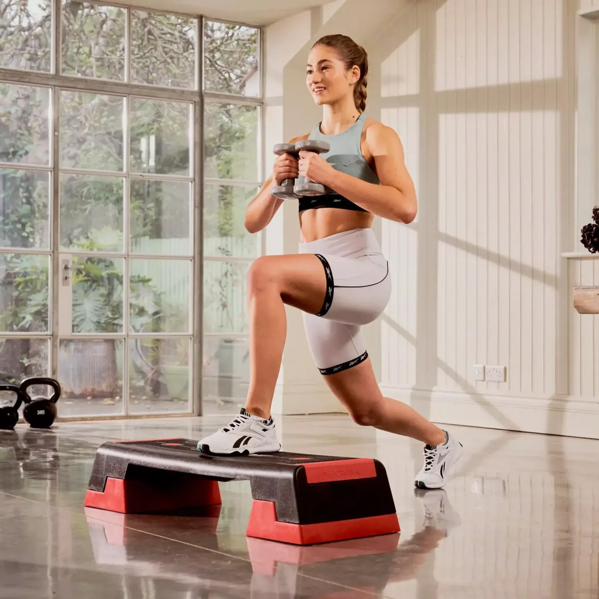 Reebok Step de fitness Reebok - Rouge