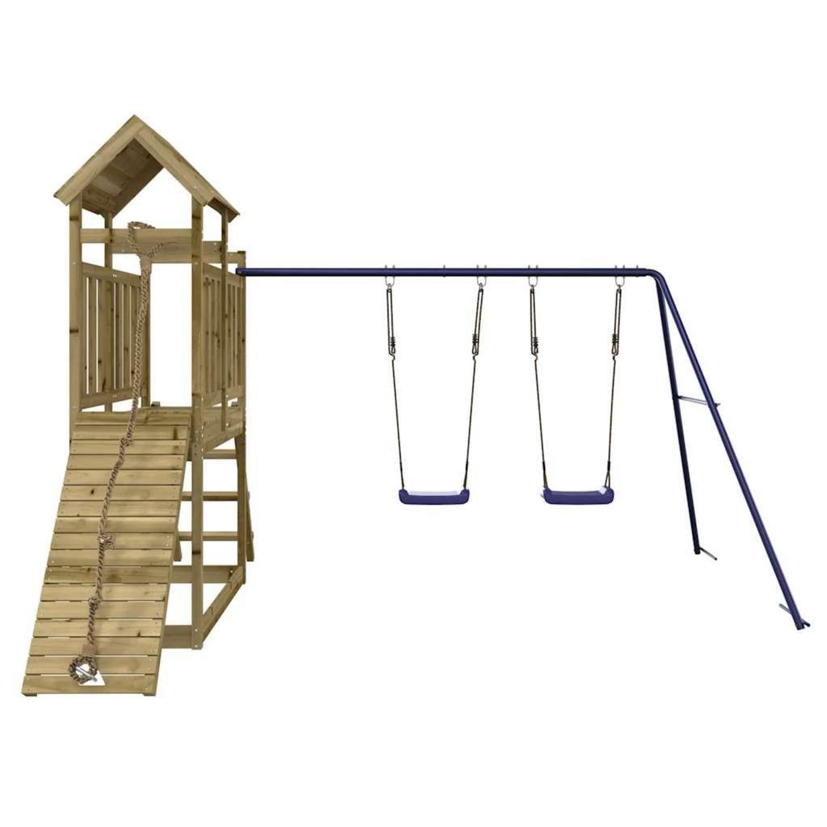 VIDAXL Aire de jeux d'exterieur bois de pin impregne