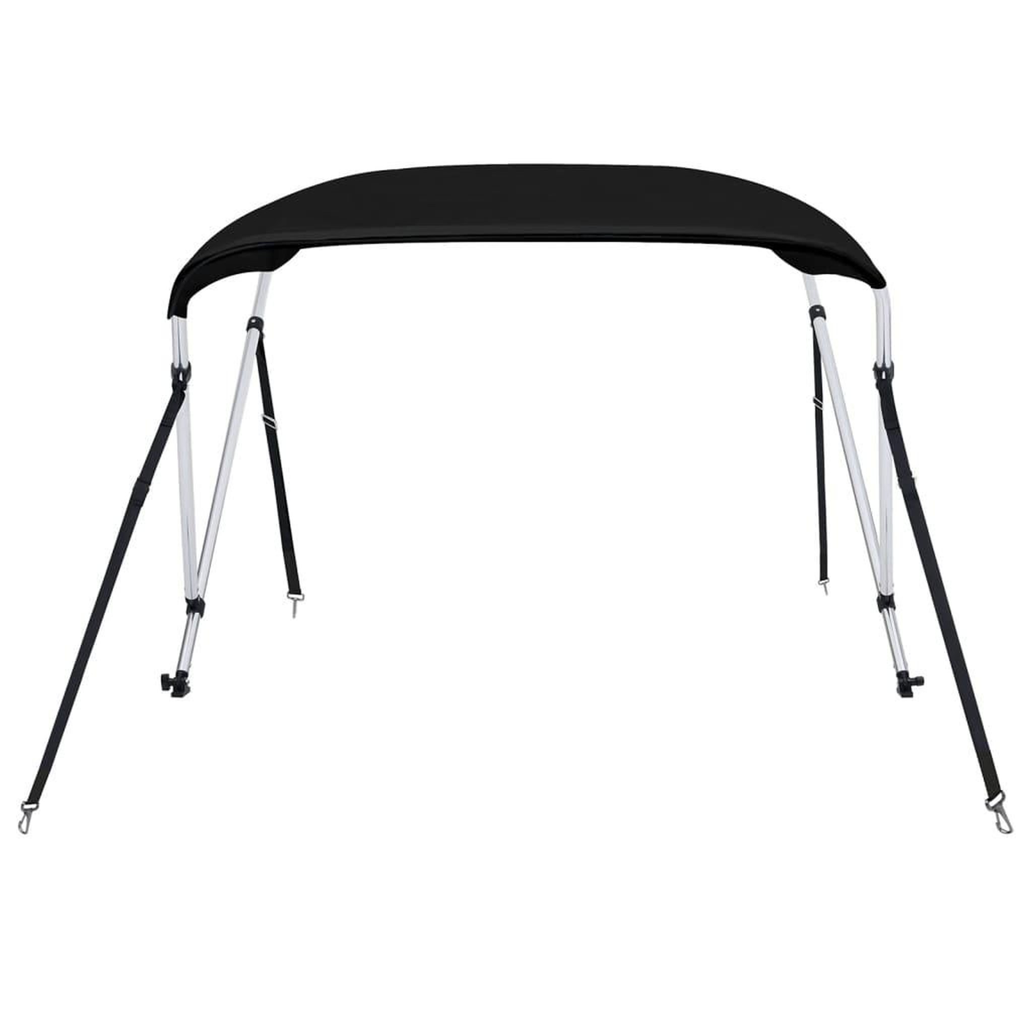 Voir la diapositive 3 : VIDAXL Auvent bimini a 2 arceaux noir 180x150x110 cm