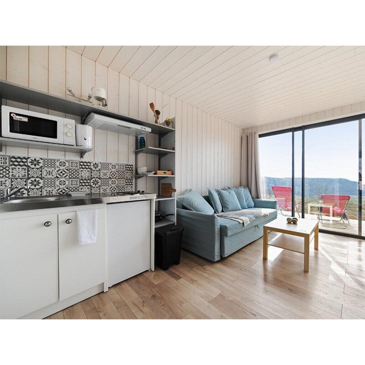 Smartbox Séjour en famille de 2 jours en mini maison en bois avec sauna près de Clermont Ferrand - Coffret Cadeau Séjour