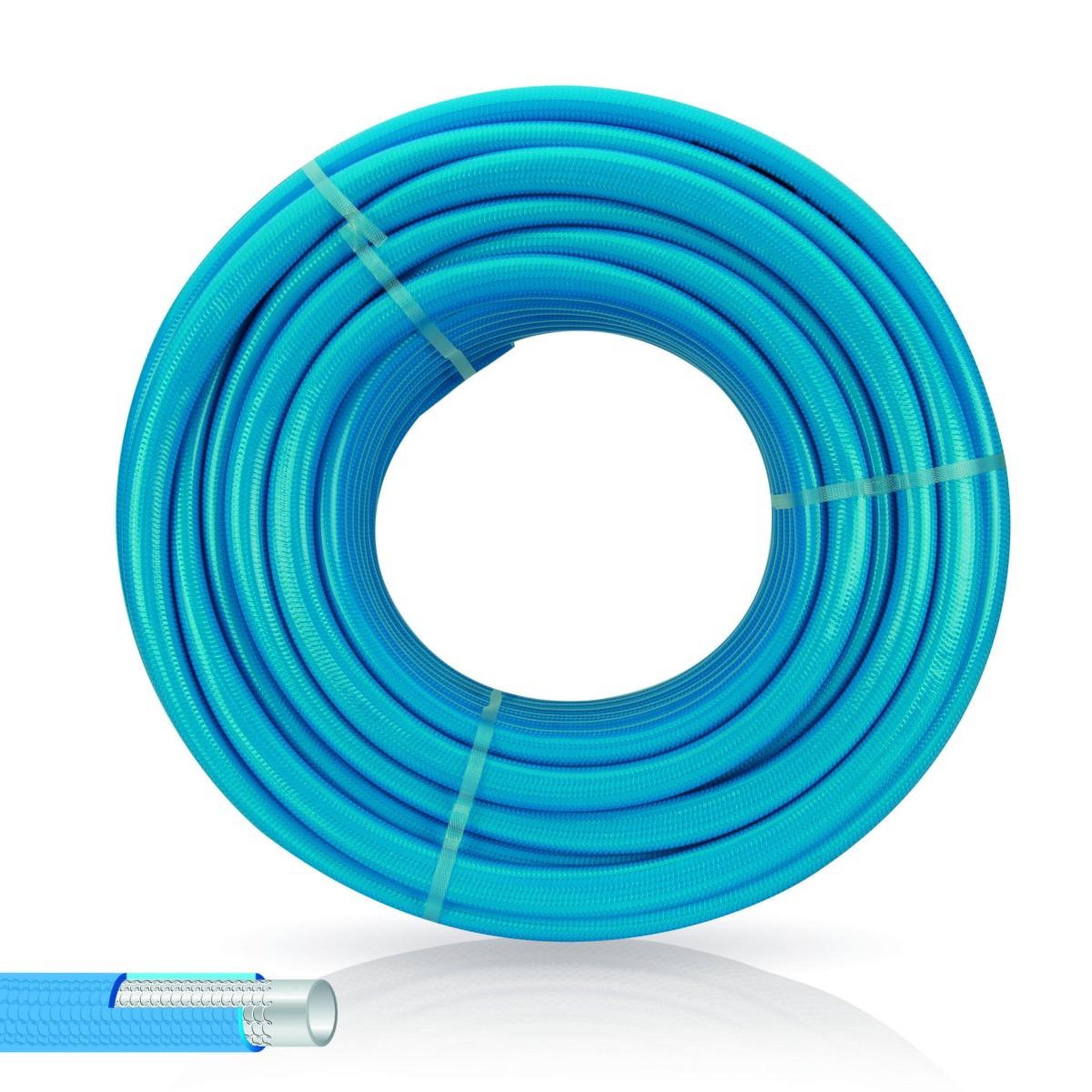 VITO Tuyau arrosage pvc ø 25mm/  50 mètres 3 couches 21bar vito
