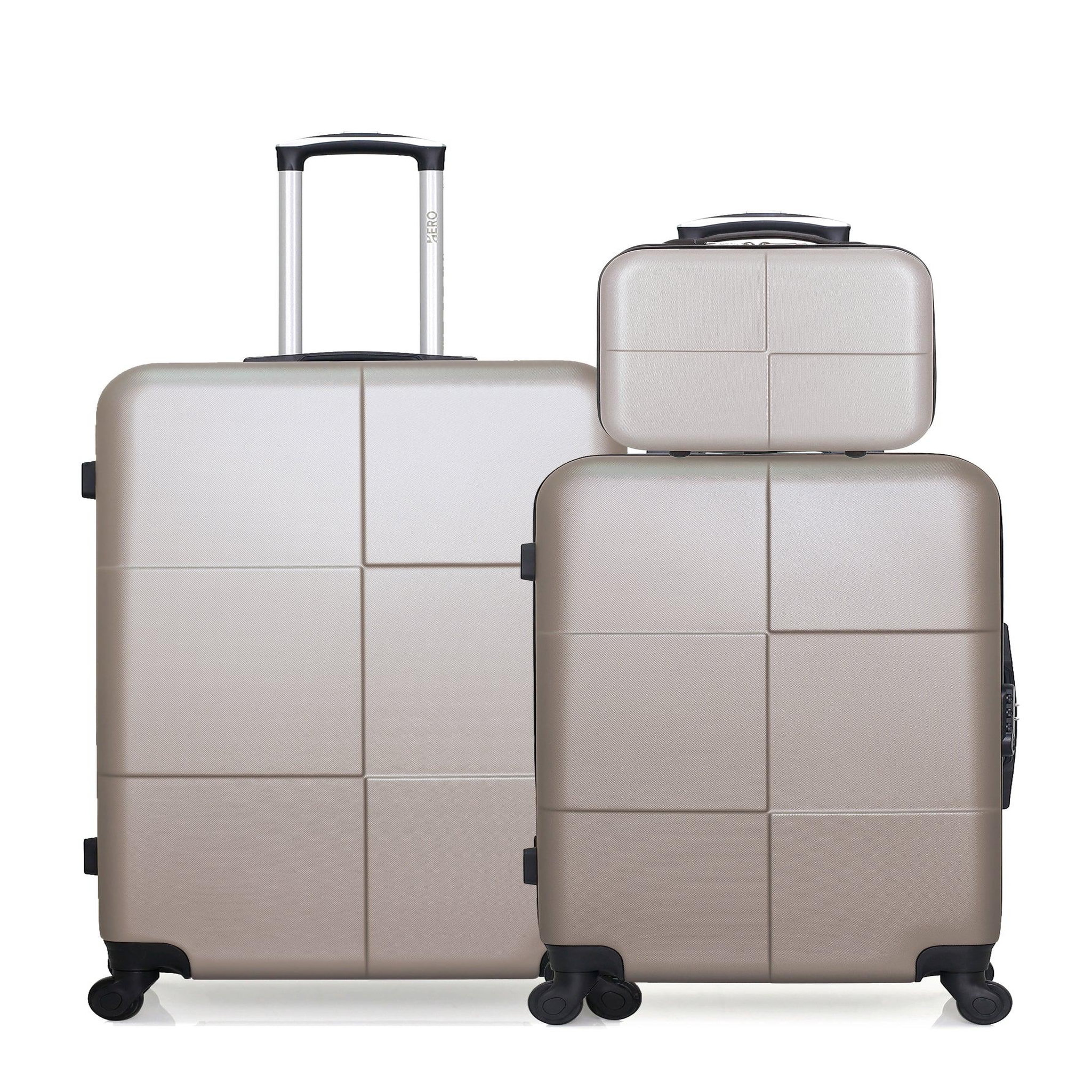 HERO Hero - lot de 3 - valise grand format, valise weekend et vanity coronado