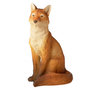 Voir la diapositive 1 : Paris Prix Statue Renard Assis  Automne  54cm Orange