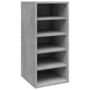 Voir la diapositive 2 : VIDAXL Armoire a chaussures Gris beton 31,5x35x70 cm Bois d'ingenierie
