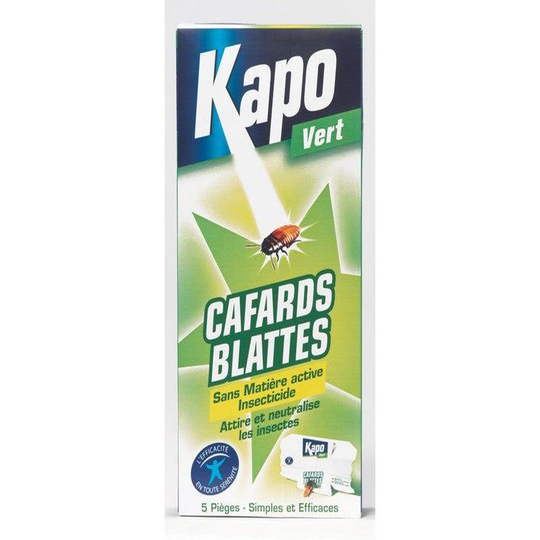 Kapo Anti Cafard/Blatte Piege X5 Kapo Vert