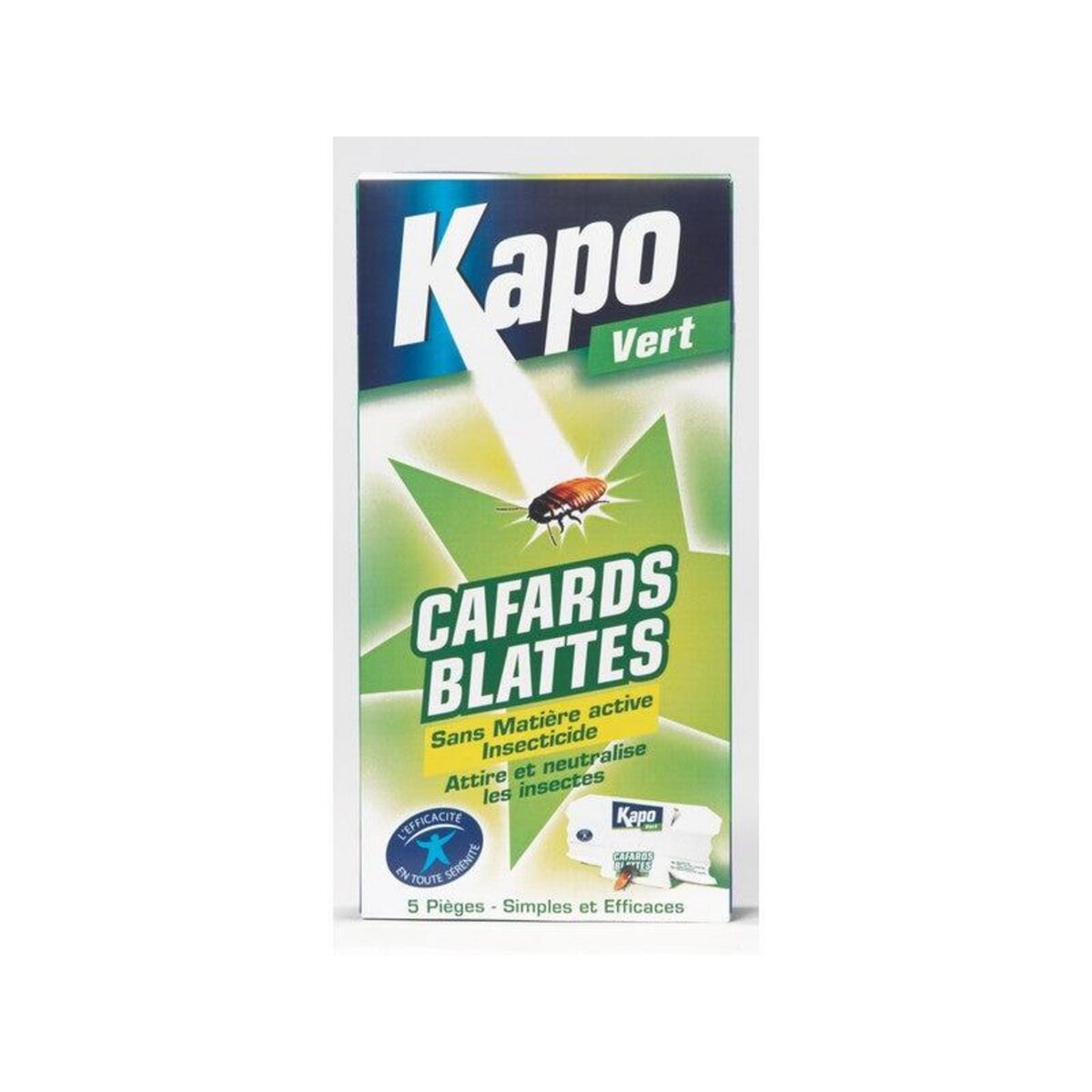Kapo Anti Cafard/Blatte Piege X5 Kapo Vert