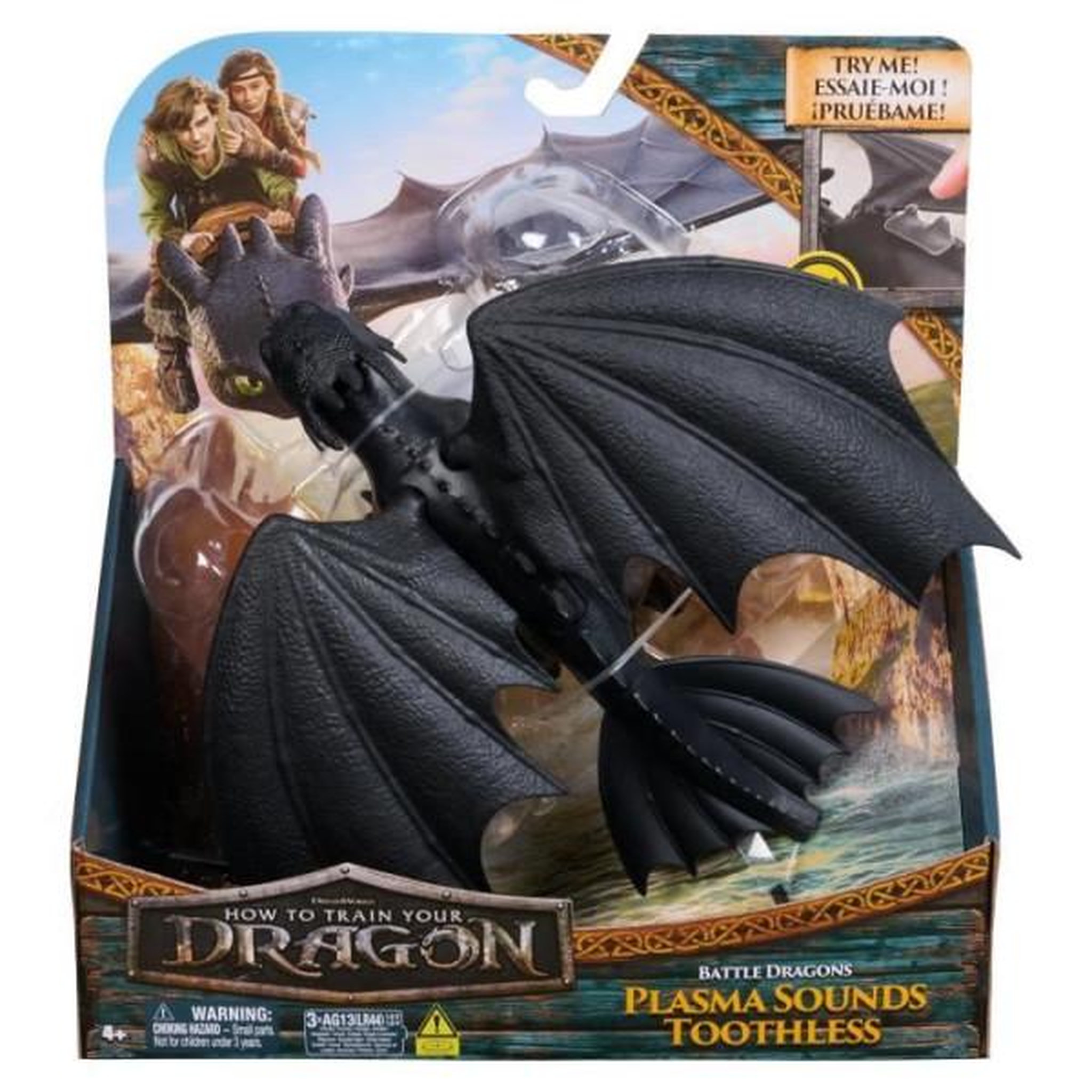 Voir la diapositive 5 : SPIN MASTER SPIN MASTER FIGURINE DRAGON SONORE 25 CM KROKMOU Dragons Movie