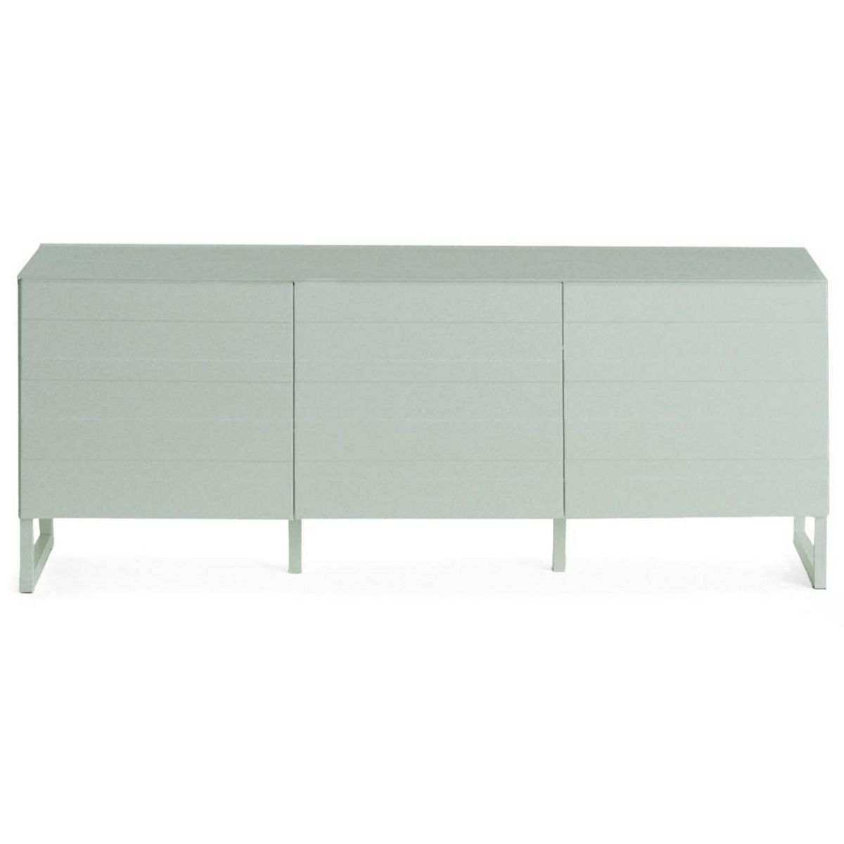 BEST MOBILIER Sofia - meuble tv - vert sauge mat - 165 cm