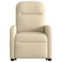 Voir la diapositive 5 : VIDAXL Fauteuil inclinable Creme Tissu