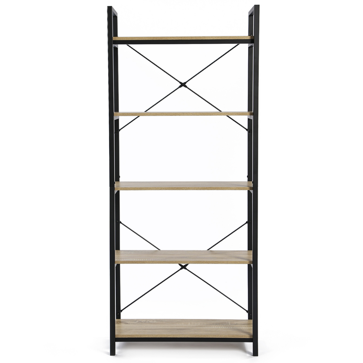 ID MARKET Etagère 5 niveaux DETROIT design industriel 170 cm