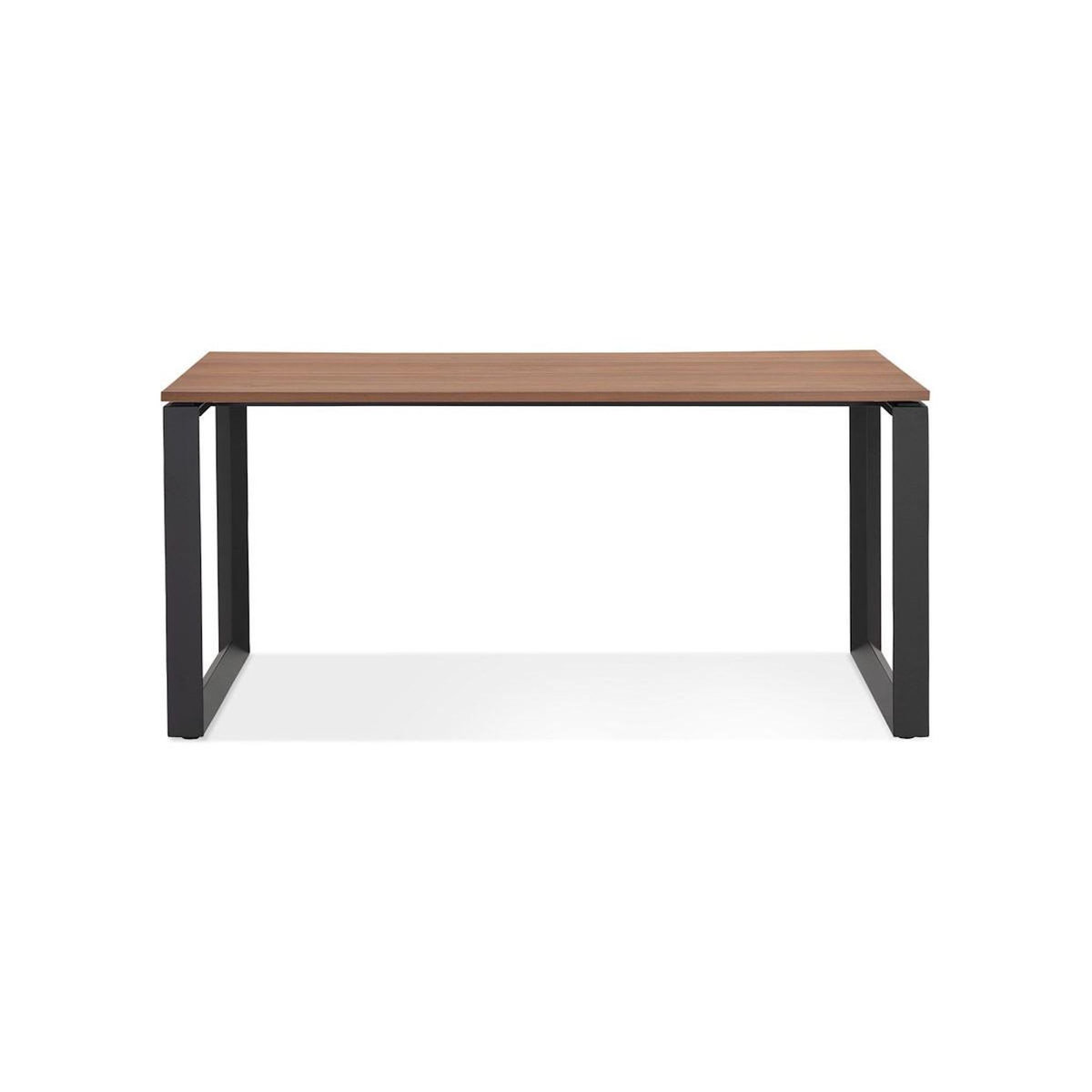 Paris Prix Bureau Design  Abigano  160cm Noyer & Noir