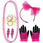 Voir la diapositive 2 : WIDMANN Set d'accessoires Mode Annees 80 - Femme