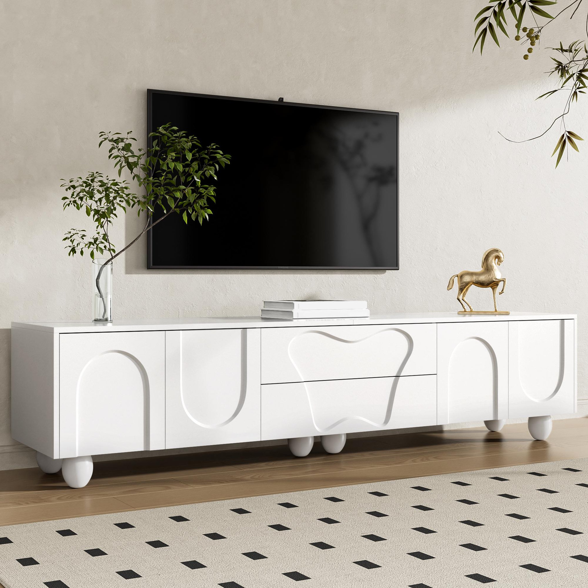 Voir la diapositive 4 : MERAX Meuble tv