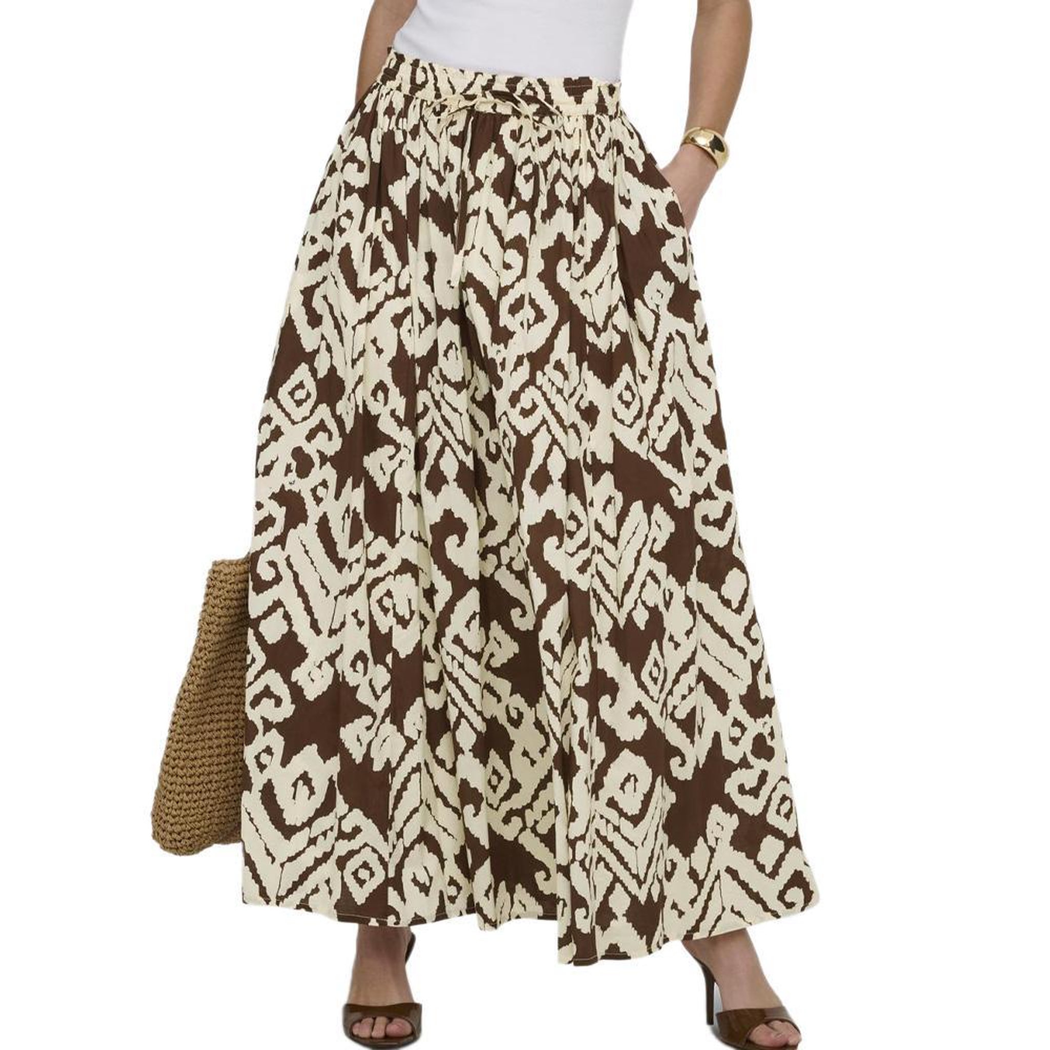 JACQUELINE DE YONG Jupe Marron Femme JDY Diego. Coloris disponibles : Marron