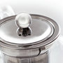 Voir la diapositive 5 : Aromandise Théière en verre avec filtre en inox - 0,8 L