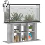 Voir la diapositive 3 : VIDAXL Support pour aquarium gris béton 120x40x60 cm bois d ingénierie