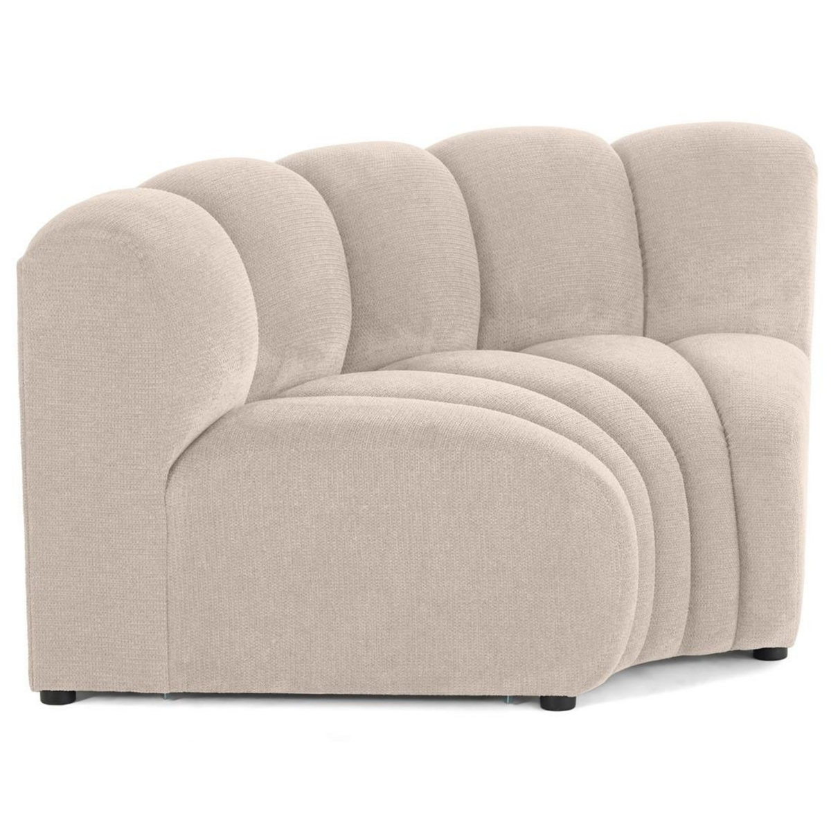 LISA DESIGN Debbie - module d'angle réversible en tissu texturé