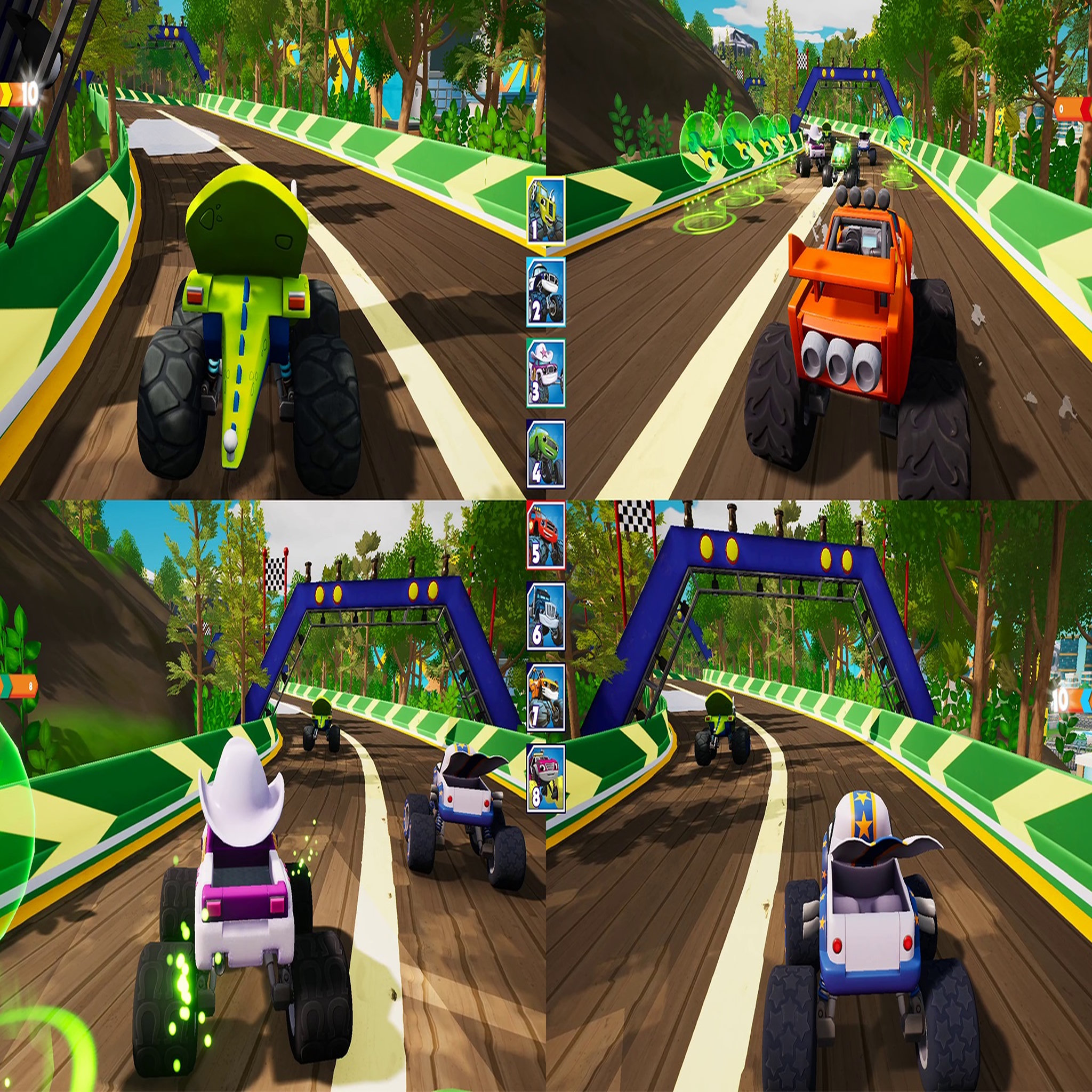 Voir la diapositive 3 : Blaze et les monsters machines : Pilotes de Moteur City Nintendo Switch
