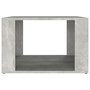 Voir la diapositive 5 : VIDAXL Table de chevet Gris beton 57x55x36 cm Bois d'ingenierie