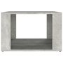 Voir la diapositive 5 : VIDAXL Table de chevet Gris beton 57x55x36 cm Bois d'ingenierie