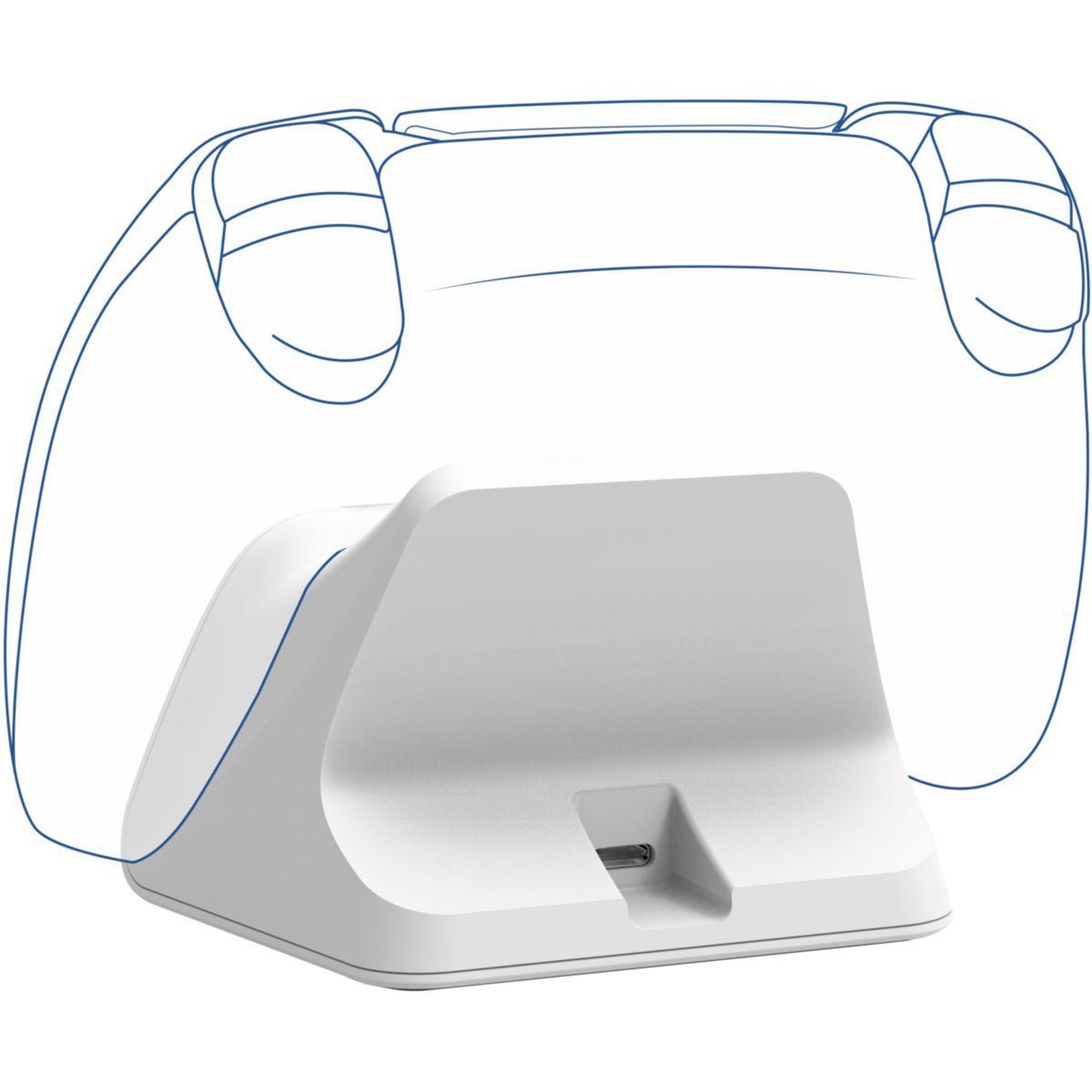 Voir la diapositive 3 : Trust Chargeur secteur Chargeur Rapide Manette PS5 Blanc