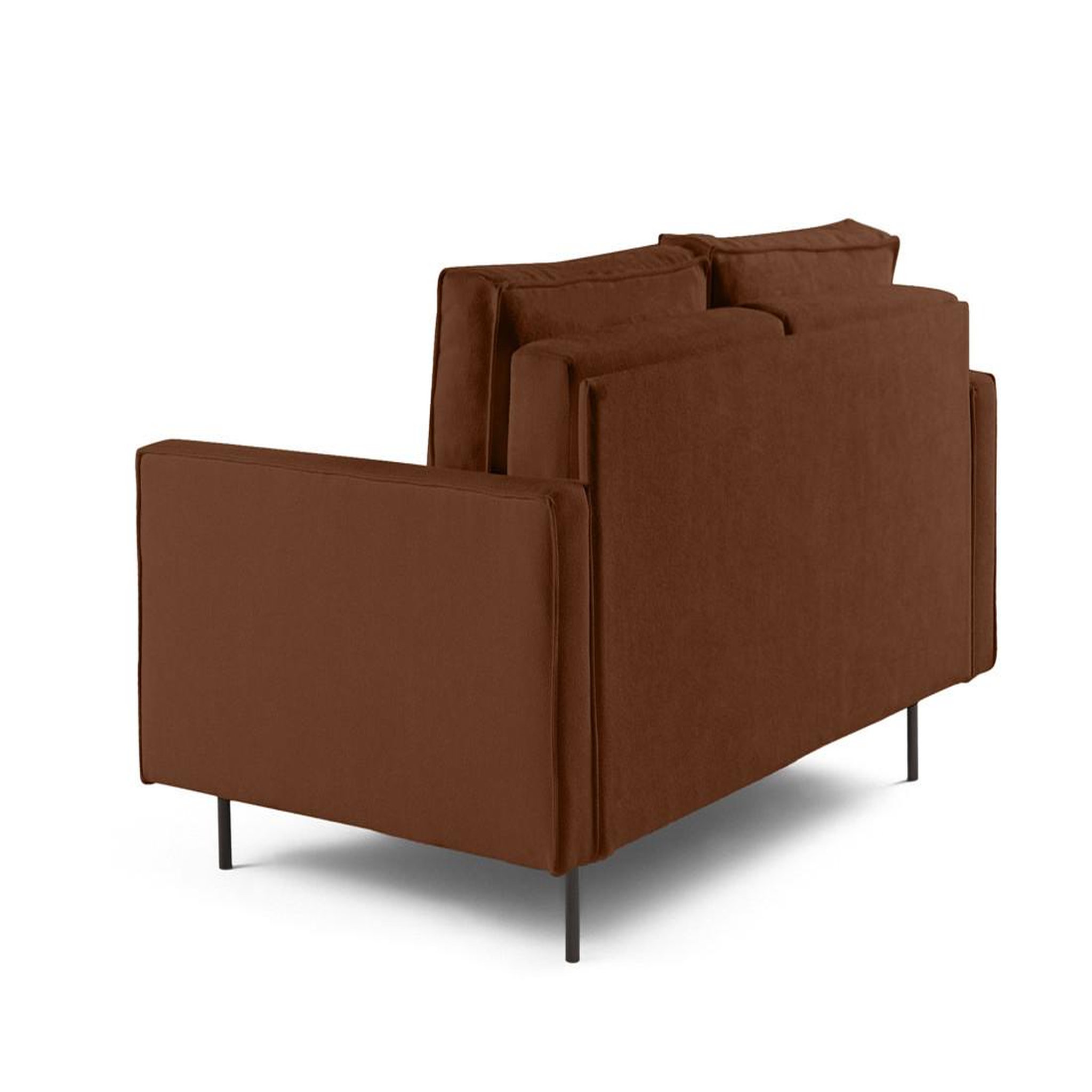 Voir la diapositive 4 : LISA DESIGN Charlie - canapé droit 2 places - en tissu