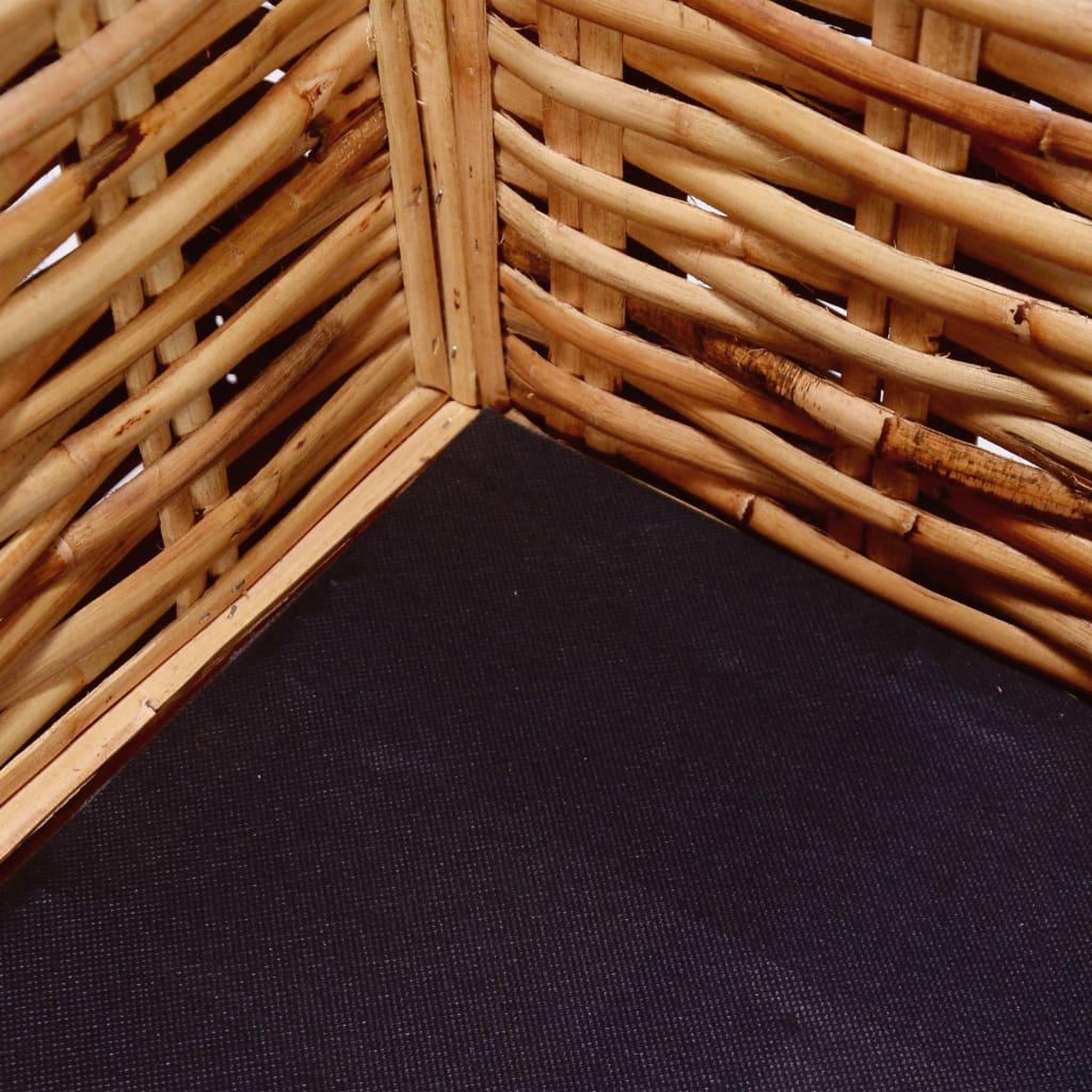 Voir la diapositive 3 : VIDAXL Canape a 3 places de jardin Rotin naturel