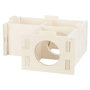 Voir la diapositive 3 : Trixie TRIXIE Maison pour rongeurs a 3 chambres 30x12x30 cm Bois