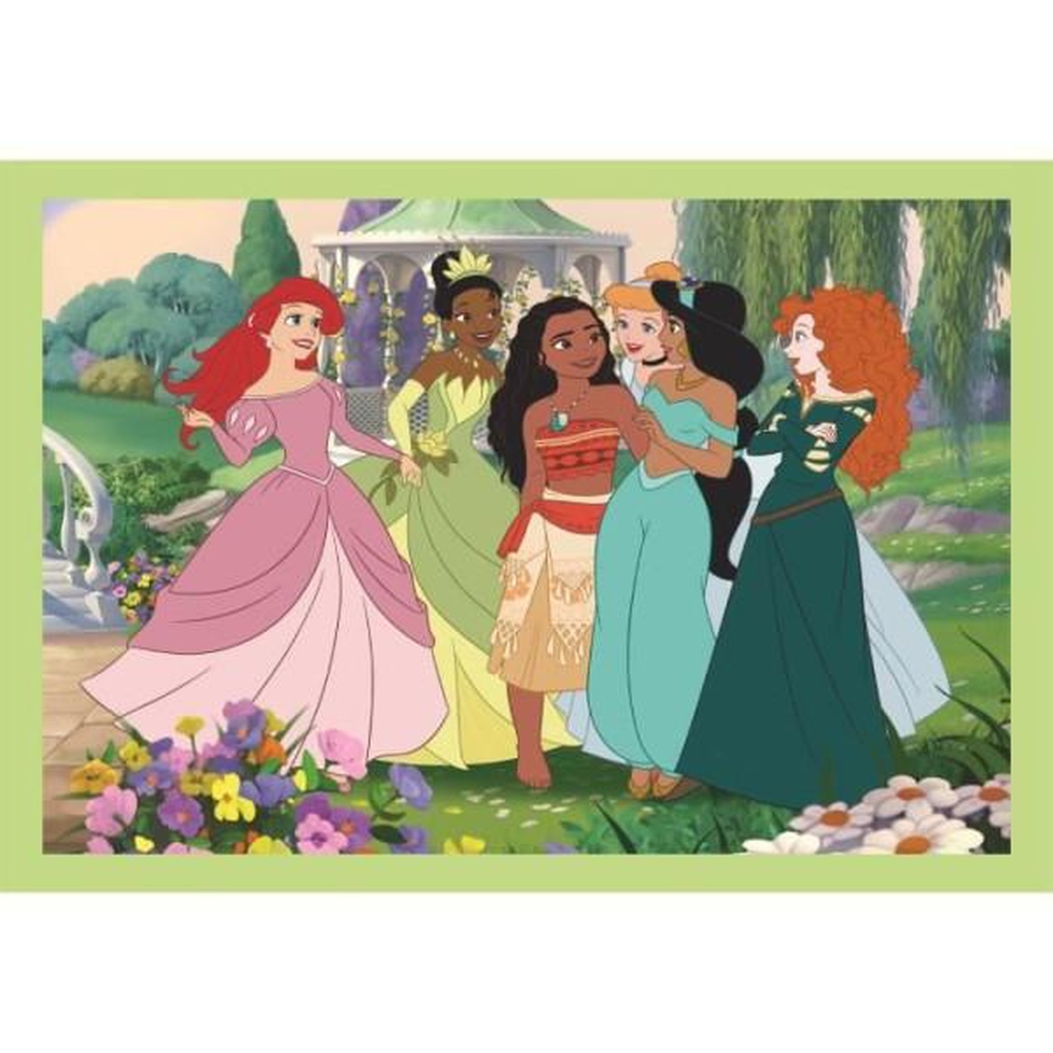 Voir la diapositive 3 : CLEMENTONI Puzzle enfant 4 en 1 – Disney Princess – Clementoni – Dès 4 ans