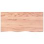 Voir la diapositive 3 : VIDAXL Comptoir de salle de bain marron 100x50x(2-4) cm bois traite