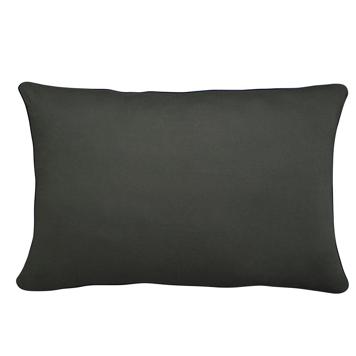 DODO Taie d'oreiller Confort Jersey Coloris Carbone