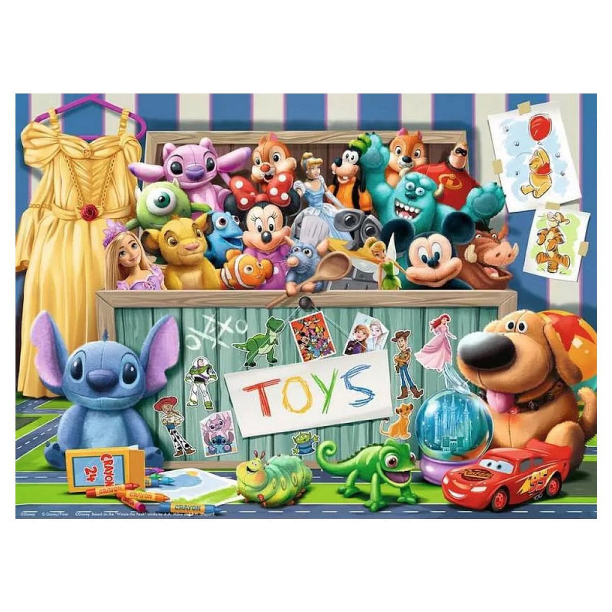 RAVENSBURGER Le coffre a jouets magique - Disney Pixar
