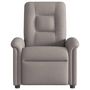 Voir la diapositive 3 : VIDAXL Fauteuil de massage inclinable Taupe Tissu