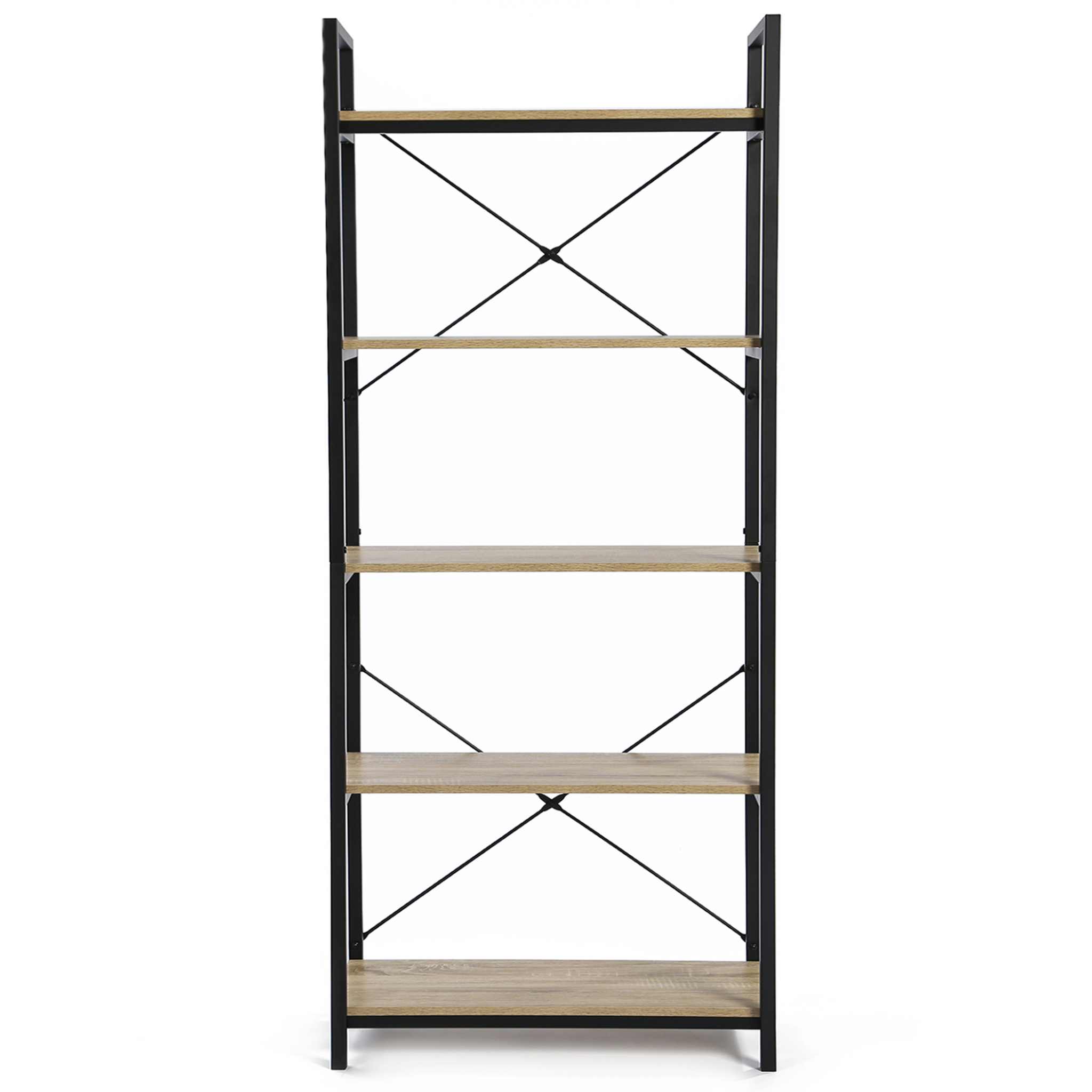 Voir la diapositive 3 : ID MARKET Etagère 5 niveaux detroit design industriel 170 cm