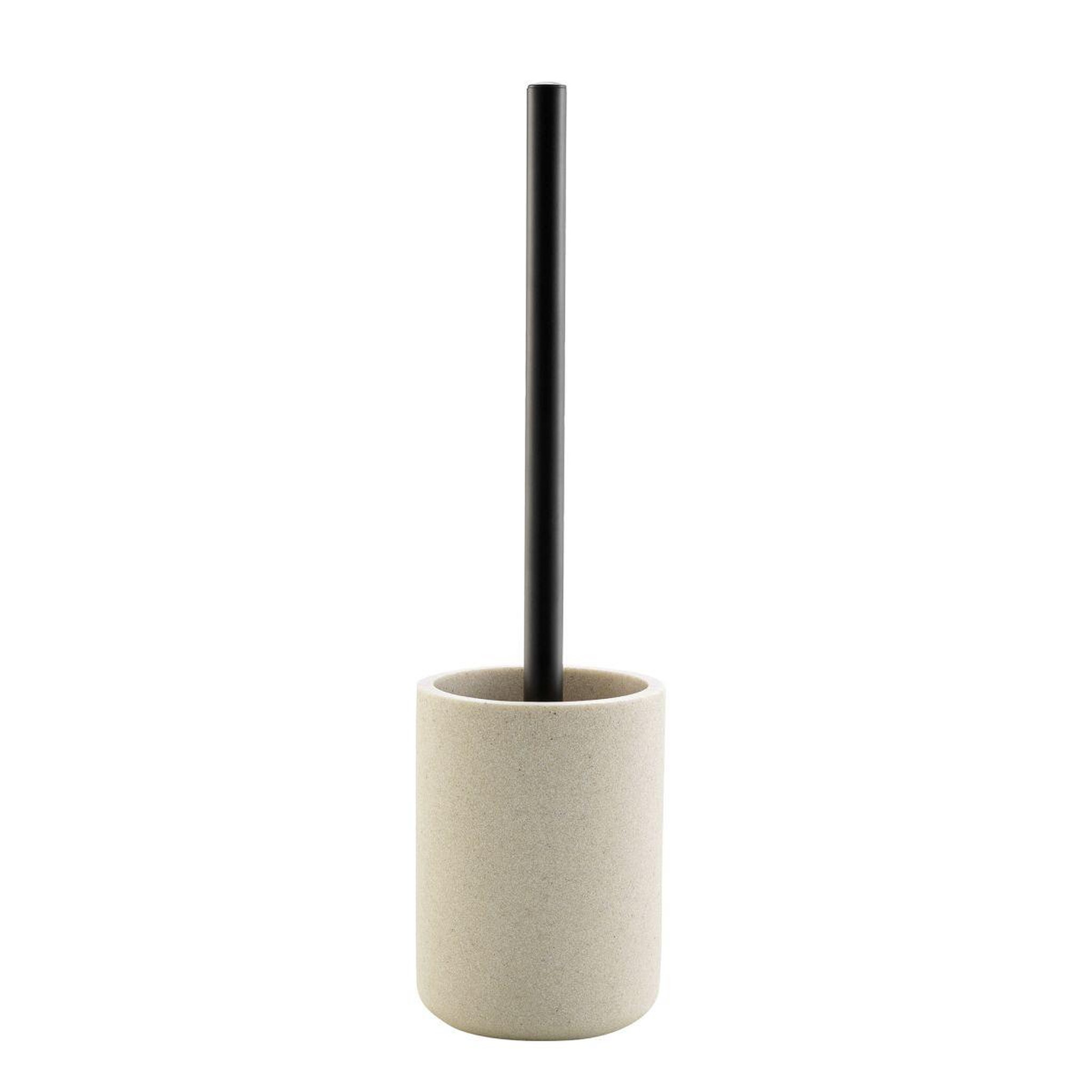 Douceur d'Intérieur Brosse wc design  granite  40cm sable