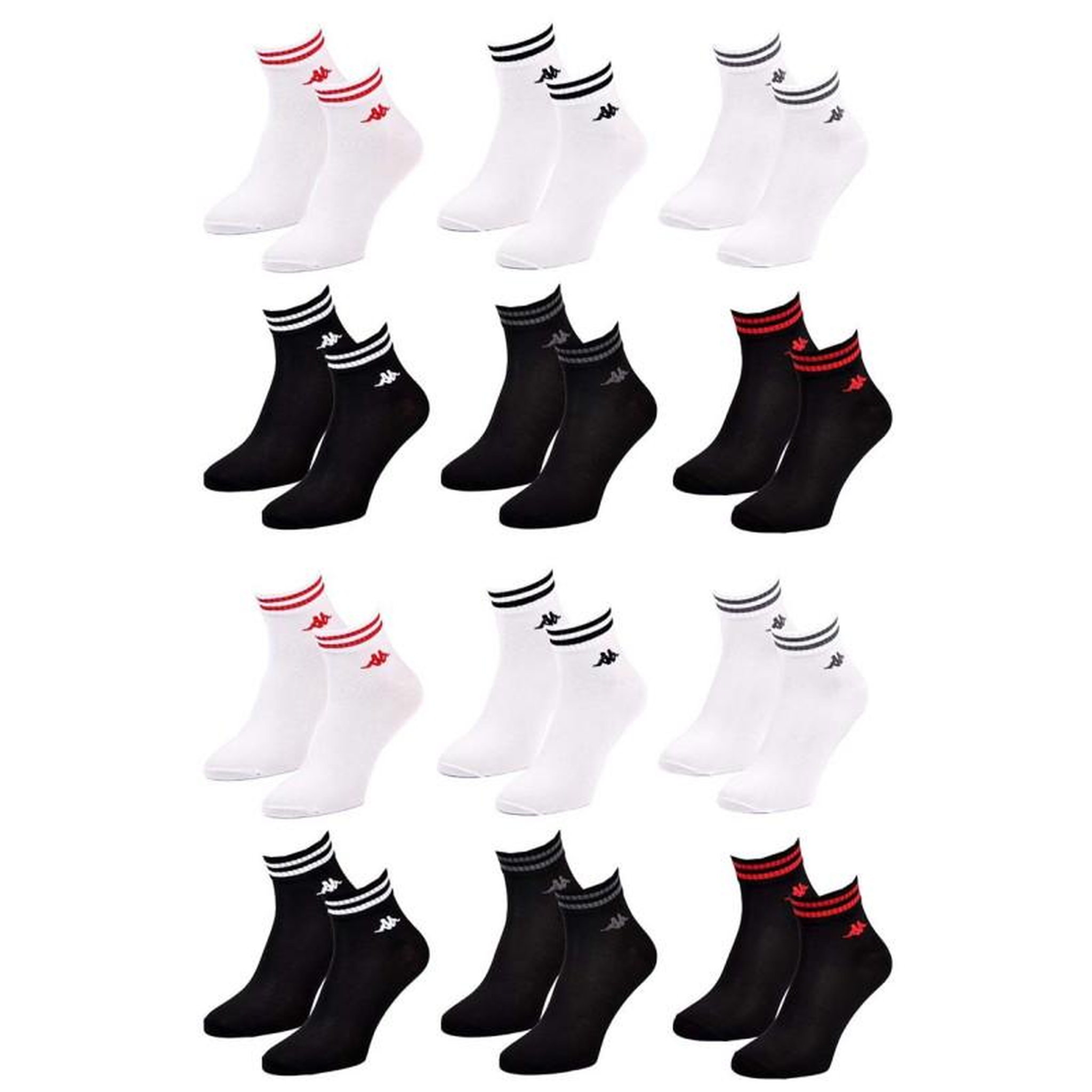 Voir la diapositive 2 : KAPPA Chaussettes KAPPA QUARTER