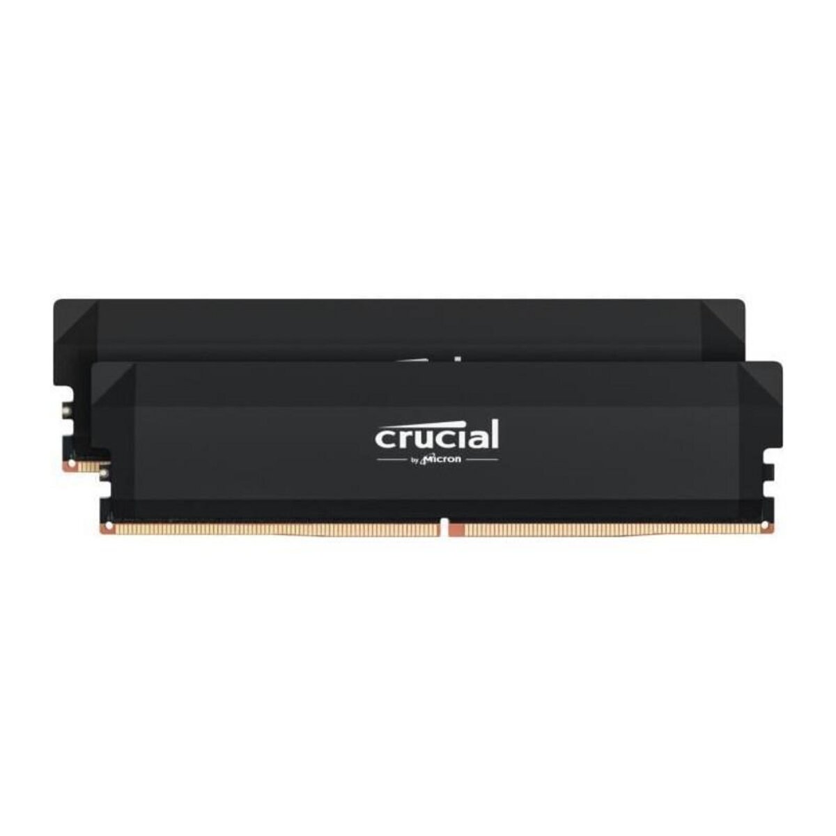 Crucial CRUCIAL Mémoire RAM DDR5 PRO - Overclocking Edition - Kit 64GB (2 x 32GO) - 6000 MT/s - CL40 - UDIMM - Noir