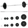 Voir la diapositive 2 : VIDAXL Ensemble d'halteres avec plaques 30 kg fonte