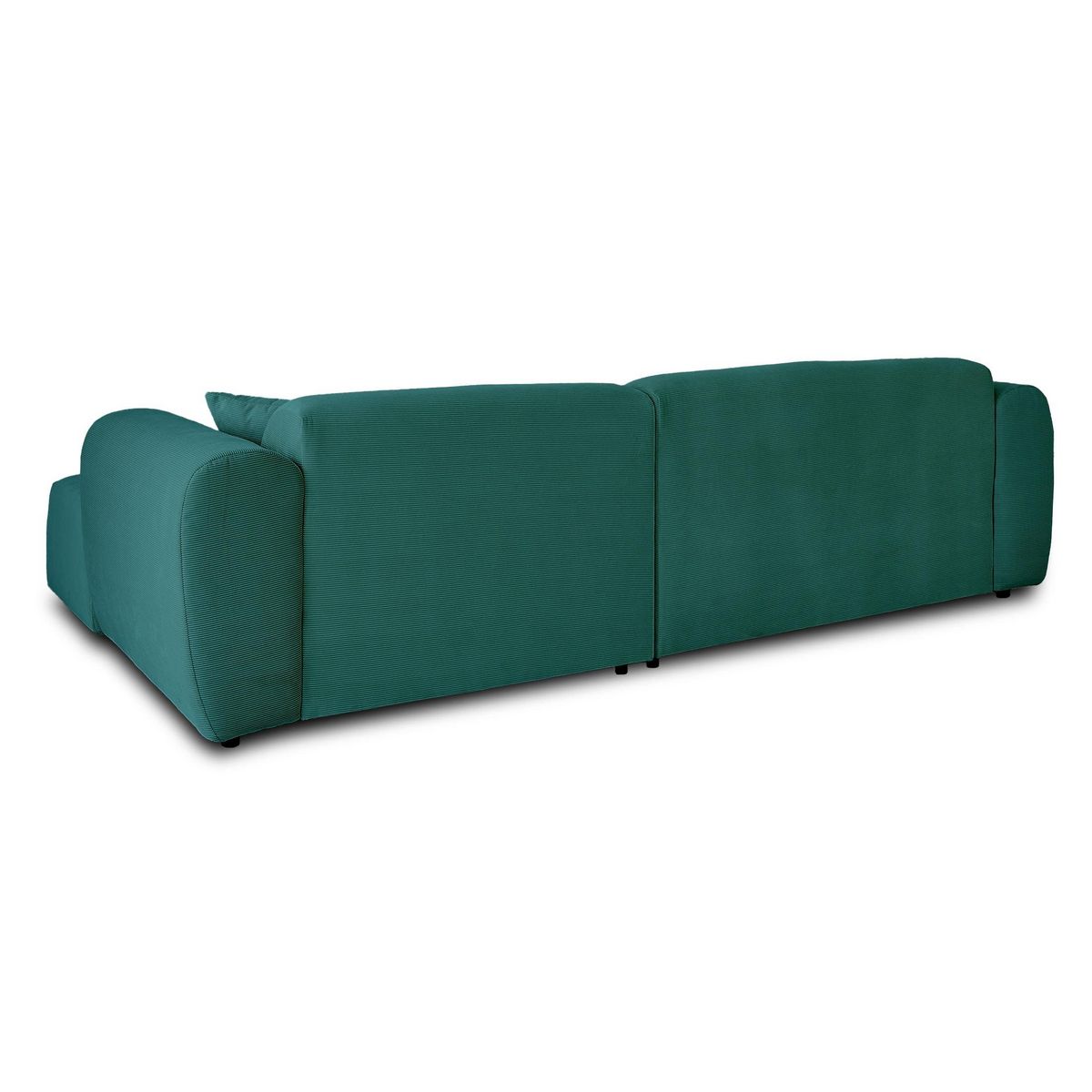 LISA DESIGN Aumance - canapé d'angle droit 4 places - en velours côtelé