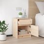 Voir la diapositive 4 : VIDAXL Tables de chevet 2 pcs 40x31x50 cm bois de pin massif