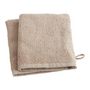 Voir la diapositive 1 : ACTUEL Lot de 6 gants de toilette en coton 400gsm