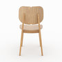 Voir la diapositive 3 : MAISON PAVANE Lot de 2 chaises en bois clair-Clyde