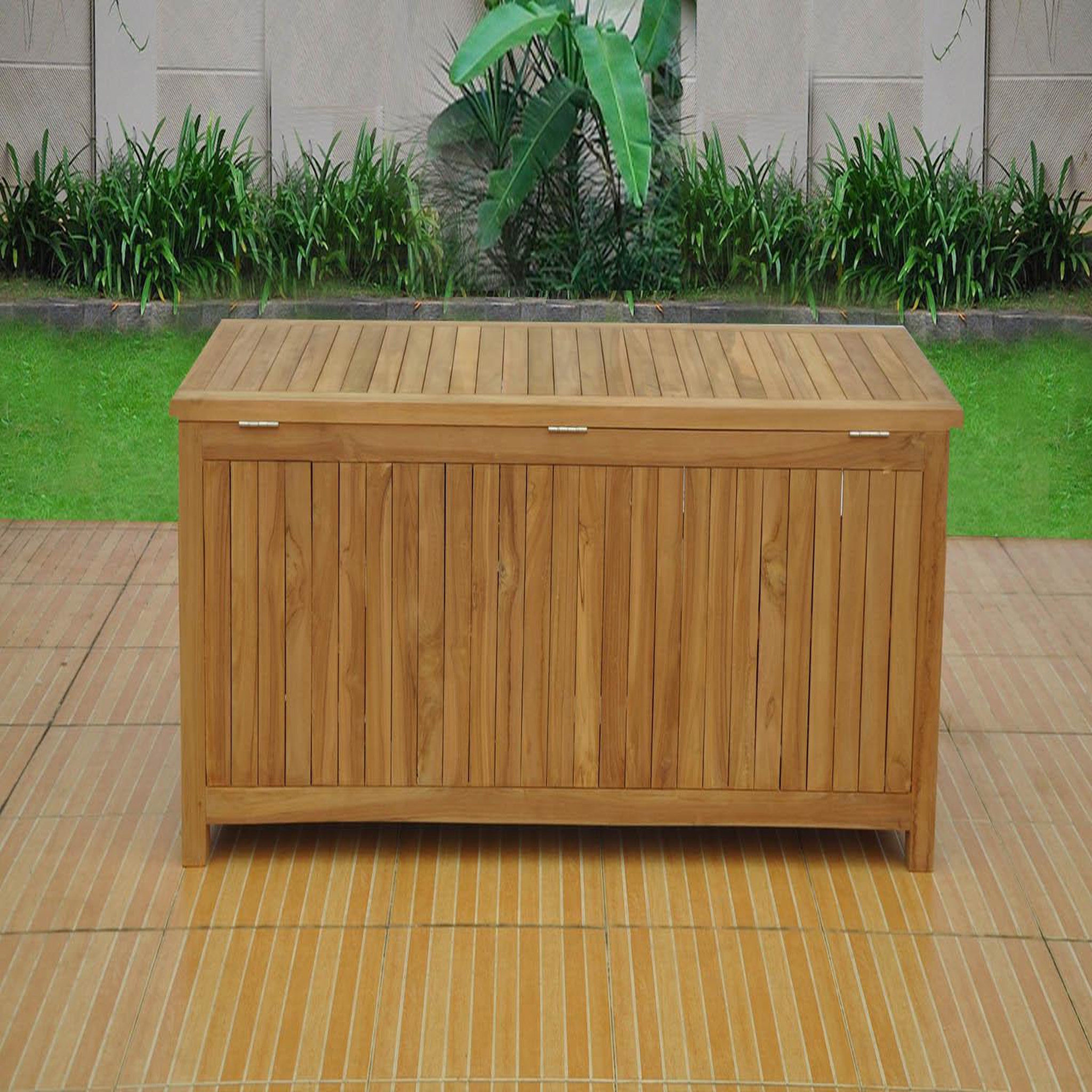 Voir la diapositive 6 : CONCEPT USINE Coffre de rangement teck KOTAK